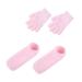 Ipetboom 1 Pair Elf Lip Balm Wicking Socks Sheer Socks Womens Socks Hosiery Pantumblas De Mujer Nail Charms Heel Feet Moisturizer Socks Moisturizing Foot Care Lotion Miss Spa Pink 22.5*8cm