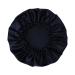 TOPTIE Women Satin Night Sleep Cap - Black | Elastic Hair Cover - Buy Online on GoSupps.com