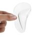 Arch Support Inserts For Men 2 Pairs Set Arch Support Inserts Plantillas Para Mujer Orthotic Silicone Feet Foot Arch Support Cushion Shoe Insoles Pads (Transparent)