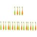 Minkissy 20 STK Carrow Toothbrush Extra Soft Children's toothbrushes Beautiful children's toothbrush travel toothbrush toothbrushes for children household children's toothbrush toothbrush for toddlers gentle