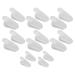 8 Pairs Silicone Toe Separator | Soft Elastic Toe Corrector for Bunion & Overlapping Toe Alignment - Buy Online on GoSupps.com