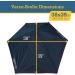 Sport-Brella Versa-Brella SPF 50+ Adjustable Umbrella with Universal Clamp - Premium Sun Protection | Black | Ships Internationally - Buy Online on GoSupps.com