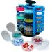 Tidy Crafts QUAD STOW N GO BLUE BEAD  JEWELRY  NOTIONS AND CRAFTS ORGANIZER