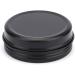 Foraineam 48 Pack 2 oz Matte Black Lip Balm Tin Cans with Screw Lid - Buy Online on GoSupps.com