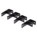 Golf Cart Rear Seat Arm Rests - Universal Fit | No Drilling Needed | Compatible with EZGO, Club Car, Yamaha - Black - Buy Online on GoSupps.com