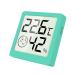 MOMOJIA Thermometer Digital Hygrometer Indoor Thermometer Humidity Meter Room Thermometer with Magnet Temperature Humidity Monitor Green