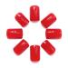 Brishow Short Press On Nails - Red Ballerina Acrylic False Nails (24 Pieces) for Women & Girls - Pure Color Stick-On Artificial Nails - Buy Online on GoSupps.com