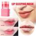 (Must - Have) 2PCS Lip Sleeping Mask Double Effect Lip Mask Overnight for Dry Lip Masks Treatment Care With Lip Scrubs Exfoliator & Moisturizer Peeling Lip Primer - Buy Online on GoSupps.com