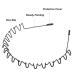 Spring Wavy Metal Hair Bands | Non Slip Unisex Headband for Men and Women | Fashion Sports Hairband - Buy Online on GoSupps.com