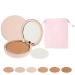 CC Cream Compact SPF 50+ and Pouch CC Cream Makeup Spf Protection + Coverage + Skincare Long-Lasting Waterproof and Sweat-Proof (Medium Brown)