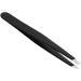 Stainless Steel Black Matte Slant Tip Eyebrow Tweezers by AURAY - Buy Online on GoSupps.com