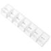 Pill Box Organiser 7 Day One Time a Day Pill Dispenser Storage Case for Medication Supplements Vitamins and Cod Liver Oil White