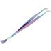 Pet Tweezers Stainless Steel Coated Remover Tool 2 in 1 for Dogs Cats - Buy Online on GoSupps.com