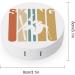 Retro Skiing Round Case for Contact Lens Kit Storage Box with Mirror Portable Cute Lens Holder - Buy Online on GoSupps.com