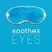 Cooling Eye Mask GLAMZA Reusable Hot Cold Gel Bead Eye Mask for Dark Circles Puffy Eyes Migraine Headache - Blue - Buy Online on GoSupps.com
