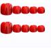 24pcs Short False Toenails French Tip Press On Toe Nails Acrylic False Toenails Square Full Toenail Tips Red Artificial Feet Nails Decals Glue On Toe Nails - Buy Online on GoSupps.com