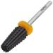 PANA Nail Carbide 5 in 1 Bit - Two Way Rotate use for Both Left and Right Handed - Fast remove Acrylic or Hard Gel - 3/32" Shank - Manicure Nail Art Drill Machine (Double Coarse - 2XC Black) Double Coarse - 2XC Black