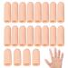 20 Pack Gel Finger Cots Finger Protector Support New Material Finger Gloves Finger Cots to Protect Crack Peel Finger and Other Finger Pain