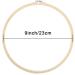 Caydo 8pcs 9 Embroidery Hoops - Cross Stitch Hoop Rings for Hand Embroidery, Sewing, and Crafts - Buy Online on GoSupps.com