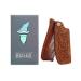 Well Groomed Wizard Folding Sandalwood Beard Comb Wooden Anti-Static Beard Grooming Comb for Men