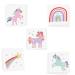 Enchanting Unicorns Variety Set - 25 Kids Flash Tattoos | Metallic & Glitter | Unicorn Party Favors - Buy Online on GoSupps.com