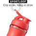 BlenderBottle SportMixer Tritan 590ml - BPA Free Coral Protein Shaker & Fitness Water Bottle with Blender Ball - Buy Online on GoSupps.com