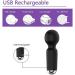 Handheld Cordless Mini Massager for Muscle Tension Relief - Waterproof Silicone - Quiet & Ergonomic Design - Black - Buy Online on GoSupps.com