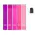 Resistance Bands Exercise Workout Bands for Women and Men 5 Set of Stretch Bands for Booty Legs Pilates Flexbands Home Fitness Yoga (Purple & Pink)