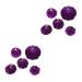 Abaodam 10 Pcs Flannel Foam Pumpkin Fabric Jack o Lantern Mini Artificial Pumpkins Small Foam Pumpkin Purple