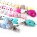 Personalized Pacifier Clip with Name | Custom Baby Pacifier Holder | Teething Toy & Gift for Newborn | Pink - Buy Online on GoSupps.com