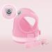 Meioro Adjustable Dog Harness with Leash - Soft Padded Reflective Vest for Small & Medium Dogs - Pink Size L (41-46cm) - Perfect for Puppies and Cats - Buy Online on GoSupps.com