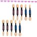 FOMIYES 10pcs Makeup Brush Blending Brush Eye Shadow Brush Double Head Eye Shadow Stick Miss - Buy Online on GoSupps.com