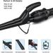 Wazor Ceramic 1-1/2" Tapered Hair Curler with Short Clip Fast Heat-up 9 Temp Setting Curling Wand for Long Lasting Curls or Waves Auto Shut Off LED Display and 2 Hair Clips - Buy Online on GoSupps.com