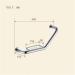 Grab Bar Bath Wall Attachment Handrails Rails Bathroom Grab Bars Safety Cupport Armrest Grab Bars Non-Slip Copper Safety Grab Bars Toilet Ha - Buy Online on GoSupps.com