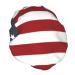 American Flag Shower Cap for Women - Waterproof Double Layer Design for Spa, Hotel, and Salon Use - Buy Online on GoSupps.com