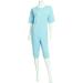 Suprima Nursing Overall Short Sleeve - Light Blue XL - Comfortable & Stylish Maternity Wear - Buy Online on GoSupps.com