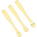 Verdant Touch 3 Pack Cosmetic Cream Spatula for Eyes and Face - Zinc Alloy Ergonomic Makeup Applicator for Skin Care - Buy Online on GoSupps.com