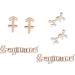 12 Constellation Letter Constellation Old-English Three Gift Birthday Zodiacs Of Exquisite Layer Zodiacs Jewelry Earings Sign Horoscopes Pairs Earrings 80s Earrings I One Size - Buy Online on GoSupps.com