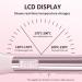 Locks 2 in 1 Smoothing Iron - 20s Quick Heating Titanium Plates 3D Floating Panel LCD Display Adjustable 130 C-230 C - Pink | International Shipping Available - Buy Online on GoSupps.com