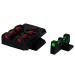 HIVIZ Sight Systems unisex adult Handgun HIVIZ Sight Systems Interchangeable Front and Rear Sight Set Smith Wesson M P, Green, Red, Black
