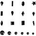 3120Pcs Nail Art Rhinestones Kit - Multi Shapes Glass Crystal AB & Round Flat Back Gems Diamond Set with Tweezers and Dotting Pen for Nail Art Decoration (Black) - Buy Online on GoSupps.com