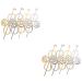 minkissy 8 Sets Hairpin Tiaras for Girls Medium Hair Clips for Women Hair Barrettes for Women Hair Clips Metal Girl Hair Clips Hair Ponytail Hair Chopsticks for Women Korean Miss Alloy Tool