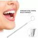 Dental Mirror with Handle - Stainless Steel Dentist Tool for Teeth Cleaning & Inspection | Oral Hygiene Mouth Mirror for Daily Use - Buy Online on GoSupps.com