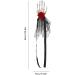 Neamou Halloween Skull Hand Hairpins - Punk Headdress With Rose Flower Halloween Skull Hand Headpiece Hairpins Halloween Skeleton Headpiece Straps - Buy Online on GoSupps.com