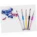 FRCOLOR Nail Drawing Pen Manicure Nail Painting Pens Nail Crystal Pen Nail Art Brush Nail Dotting Pen Nail Marker Pen Nail Liner Pens Nail Art Pen Nail Brush Gradient Dot Pen medium Silver - Buy Online on GoSupps.com
