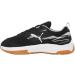 PUMA Unisex Kinder Varion Li Jr Indoor Court Shoe - 34 EU Black Cool Light Gray Yellow Blaze Gum | International Shipping Available - Buy Online on GoSupps.com