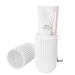 Toothbrush case for on the go toothbrush travel case - dustproof portable toothbrush holder with cover - travel toothbrush mug for travel camping business trip and school white