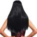 Buy Ladies Long Black Wig - Straight & Curly Brazilian Party Hair for 50s-80s Styles - International Shipping Available - Buy Online on GoSupps.com