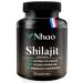 Shilajit Pure Nhao | 600mg | 75.5% Fulvic Acids 12% Humic Acid | Pure Gold Resin | 2 Months | +85 Minerals Guarantee | Lab Tested | Purified 40 Times | Sun Drying 60 Days