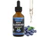 FLAVOR FUSION Organic Blueberry Extract | Sweet & Deep Berry Flavor | 2 Oz Glass Bottle | Pure Natural Non-GMO | Ideal for Baking Desserts Beverages